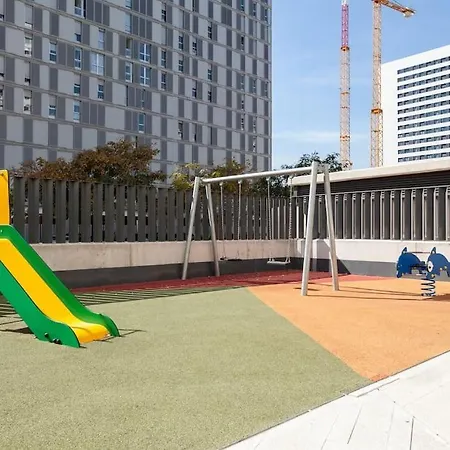 Апартаменты Precioso Apartamento En Residencial Con Piscina Валенсия